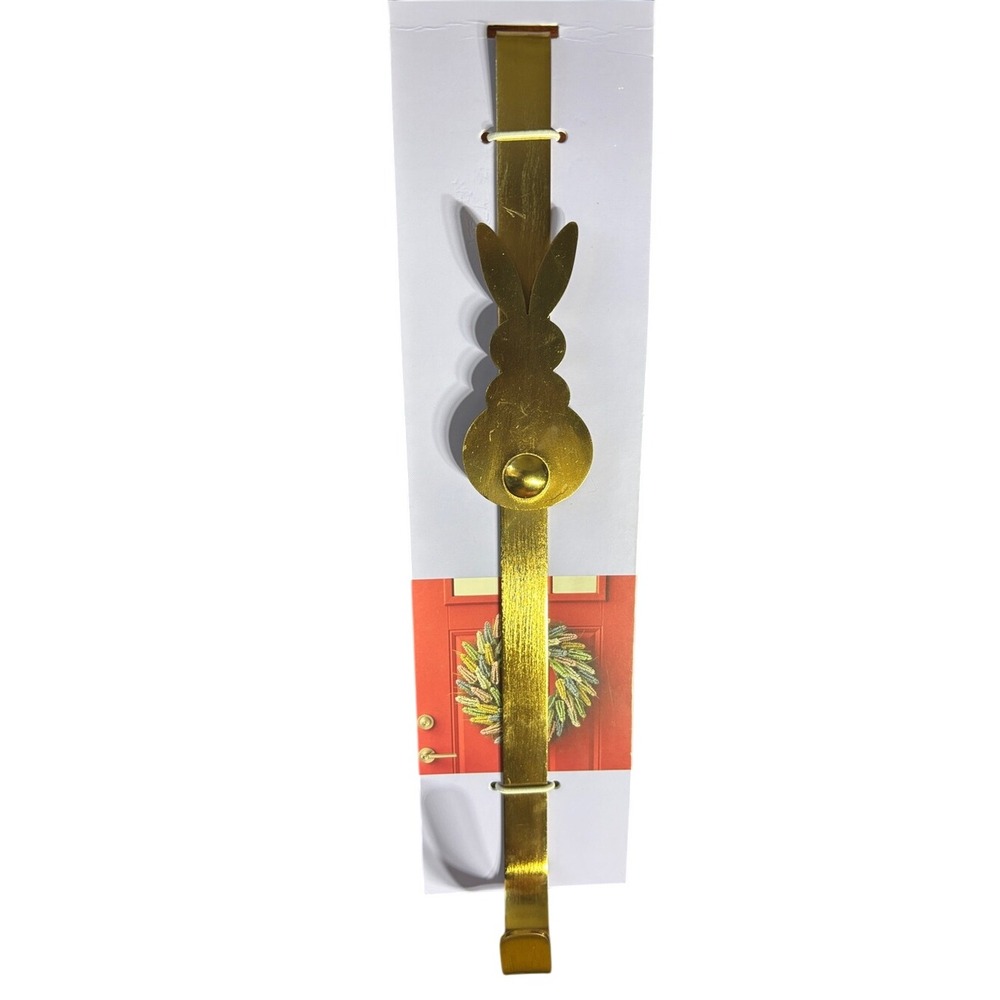 Celebrate‎ Together Bunny Over the Door Wreath Hanger Holder Decor 15" NEW